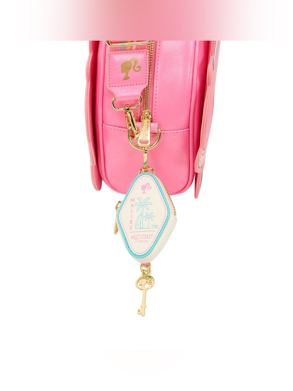 Barbie Corvette Car Light-Up Crossbody Bag with Coin Bag NWT - Picture 5 of 6